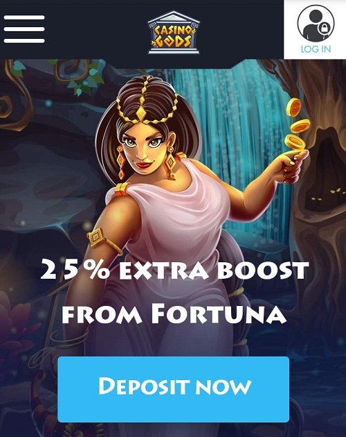 casinogods extra boost fortuna