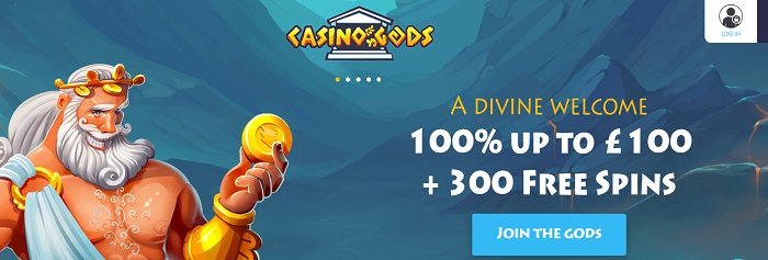 casinogods welcome offer 