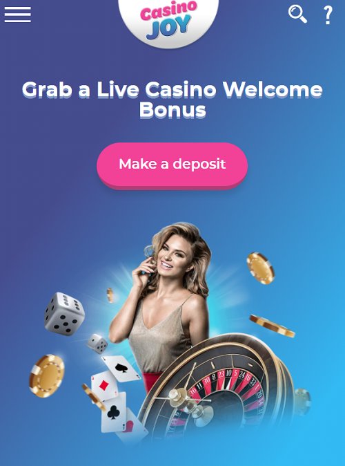 casino joy live welcome bonus