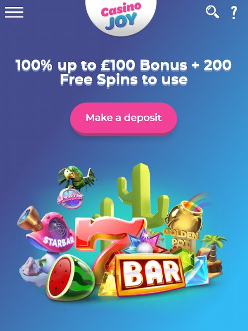 casinojoy welcome offer