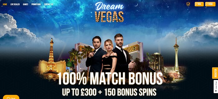 dream vegas casino welcome offer