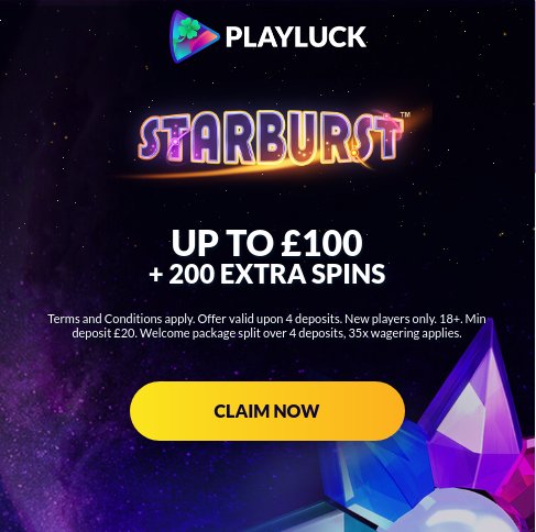 playluck casino welcome offer uk