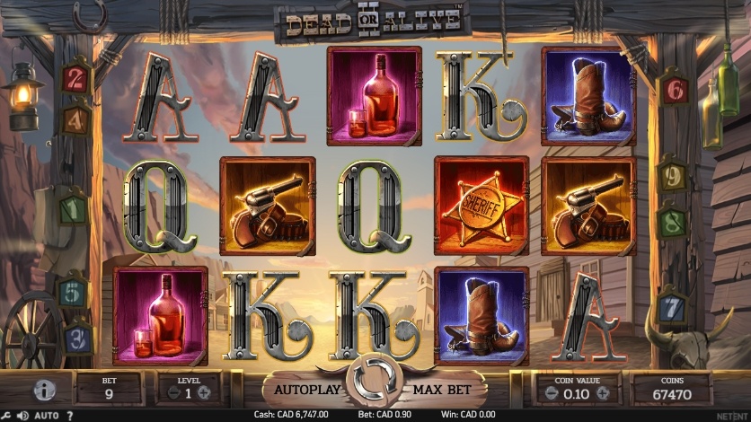 dead-or-alive 2-slot-design-and-graphics