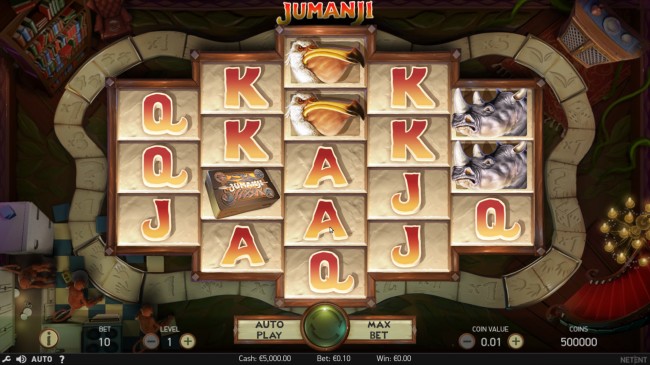 jumanji slot design