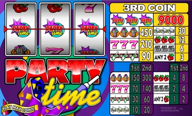 party time slot design