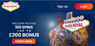 plaza royal casino welcome bonus