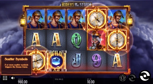 riders of the storm slot features