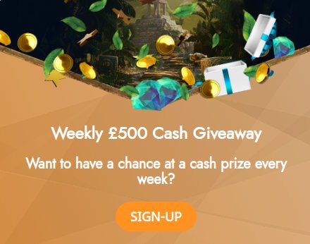 casimba casino weekly giveaway