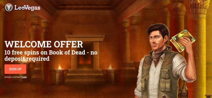 leo vegas casino welcome offer