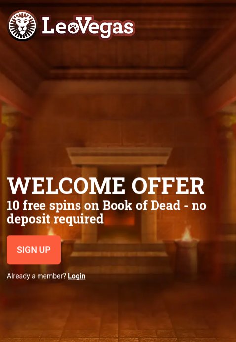leovegas casino welcome offer free spins