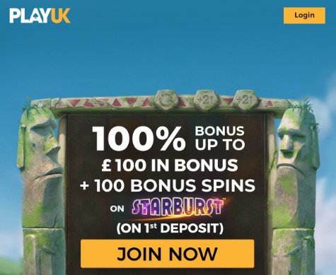 playuk casino welcome bonus