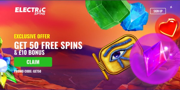electric spins casino welcome offer