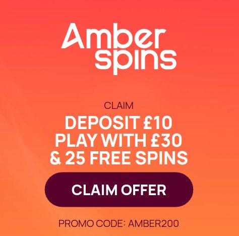 amber spins casino welcome bonus