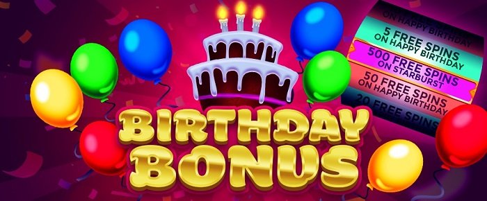 spin hill casino birthday bonus