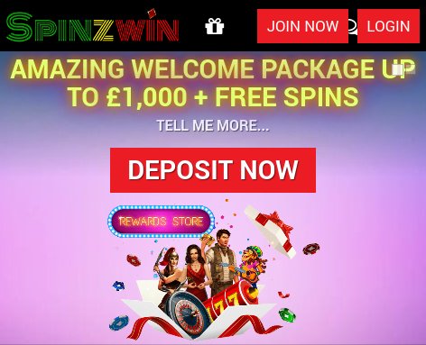 spinzwin casino welcome bonus