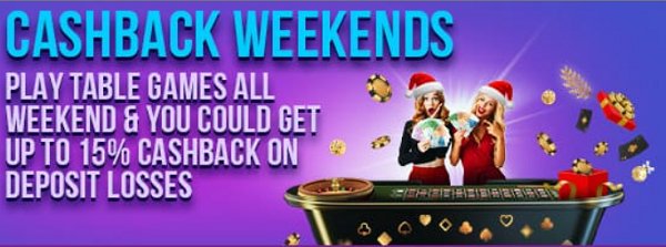 vegas paradise casino cashback weekend