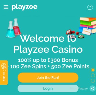 playzee casino welcome bonus
