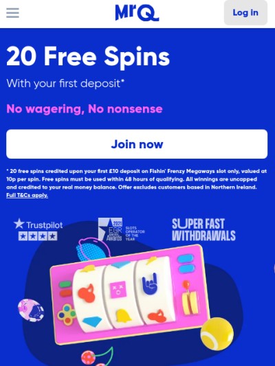 mrq casino welcome offer mobile