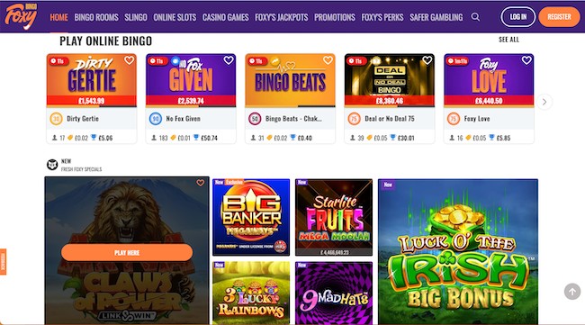 foxy bingo casino overview