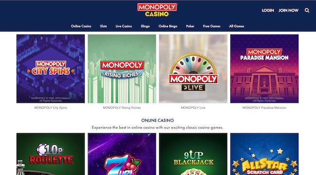 monopoly casino overview