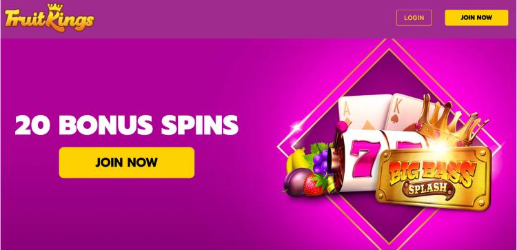 fruitkings casino 20 free spins keep what you win