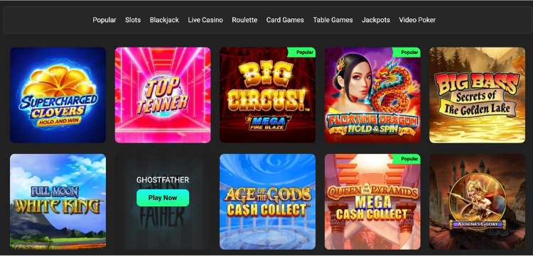 swift casino uk-game lobby