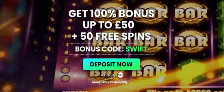 swift casino uk welcome bonus