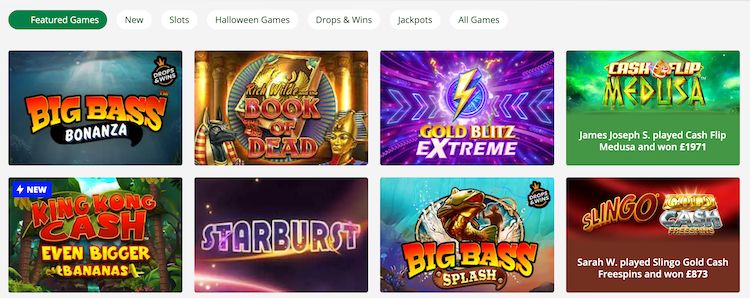 luckster casino games