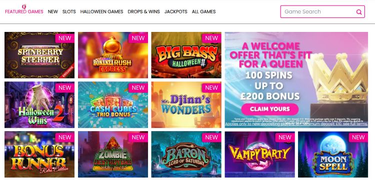 queenplay casino games