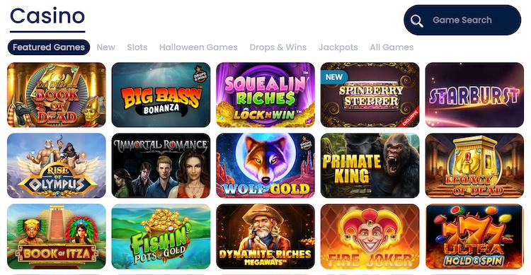 spinrio casino games