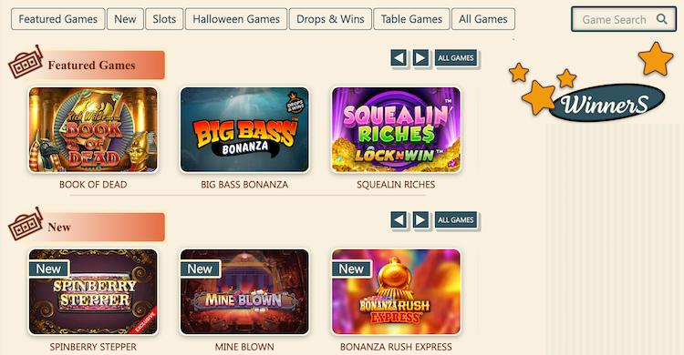 vegasland casino games