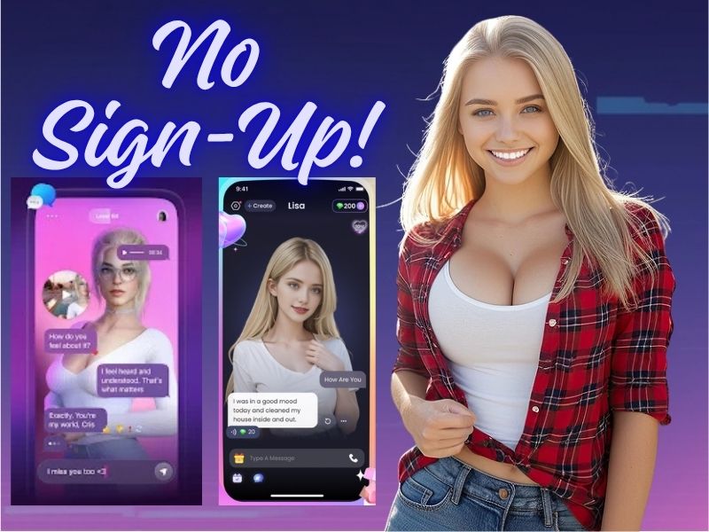 AI Girlfriend Chat Bot with No Signup Needed (NSFW)